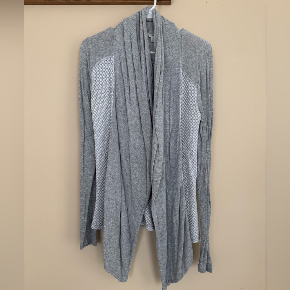 Lucky Lotus Heather Gray Women's Cardigan